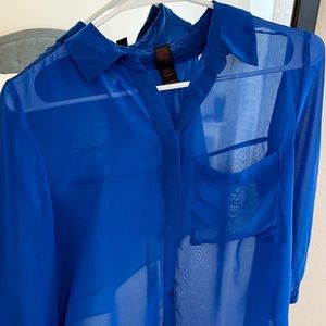 Bongo Blue Blouse - Size S